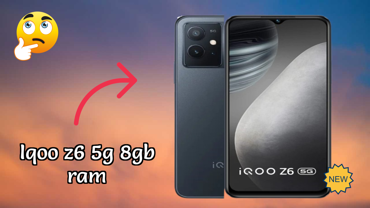 IQOO Z6 5G 8GB RAM Price Drop: Now Available at ₹17,999