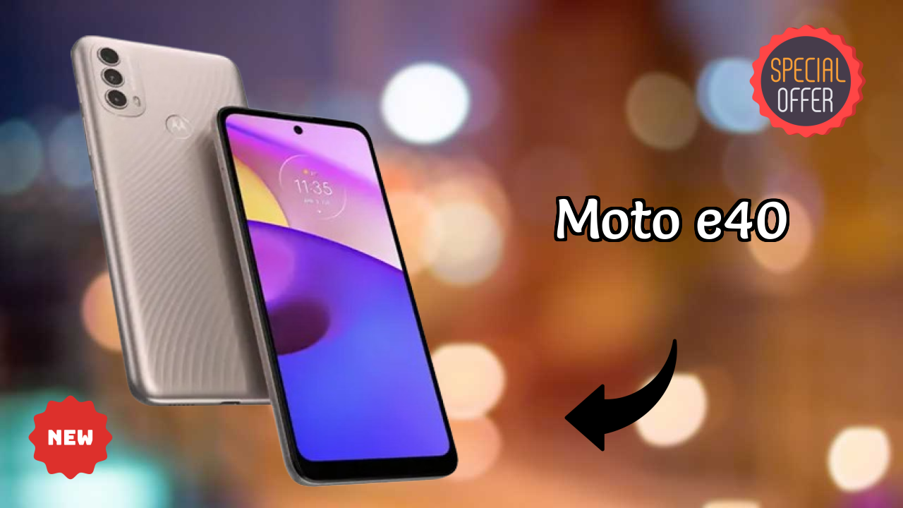 Moto E40 Display Size: 6.5 Inches (16.51 Cm) Screen Test