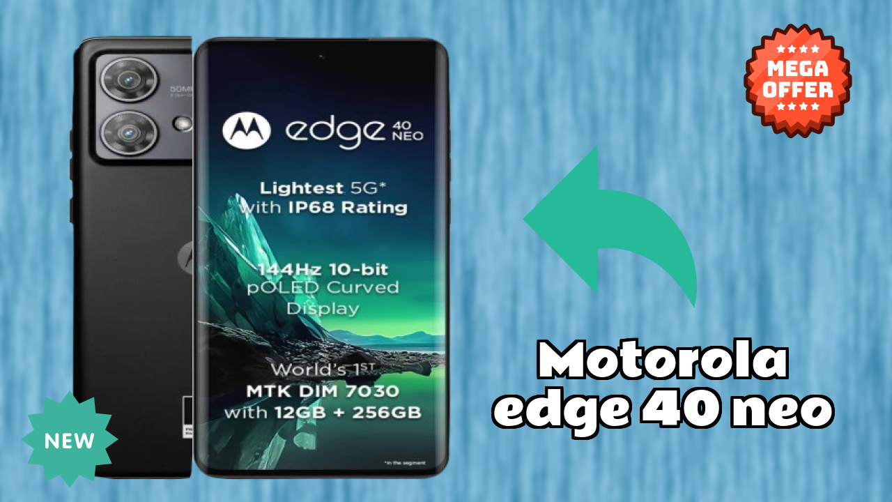 Motorola Edge 40 Neo Display Review: 6.55 Inches (16.64 Cm) Screen Quality Test
