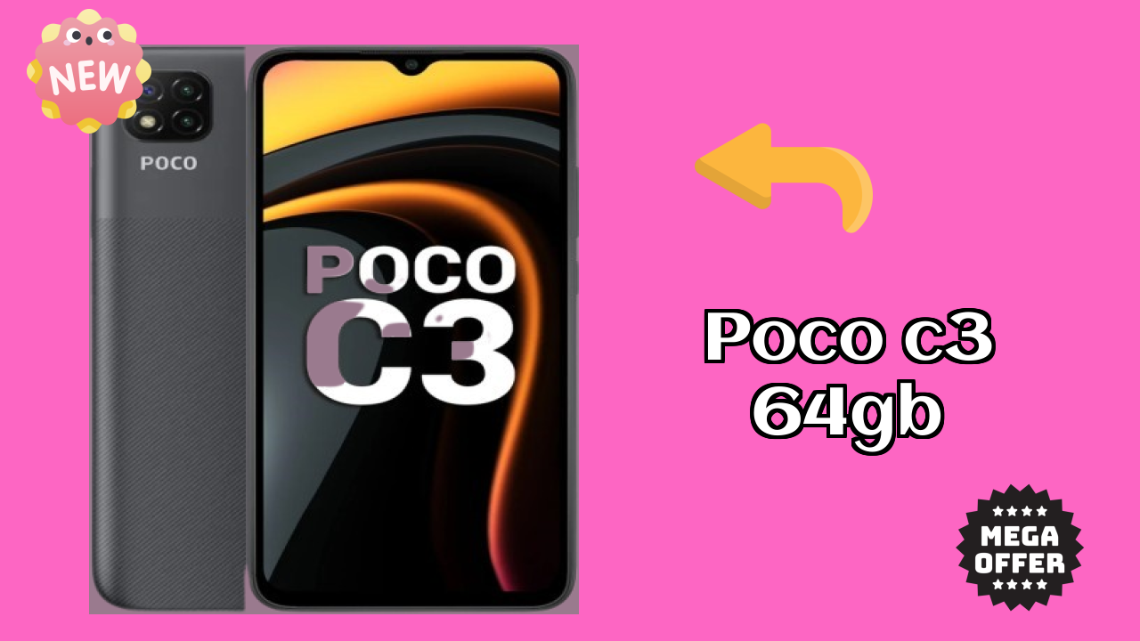 POCO C3 64GB Camera Quality: 13 MP + 2 MP + 2 MP Rear Camera Photo Review