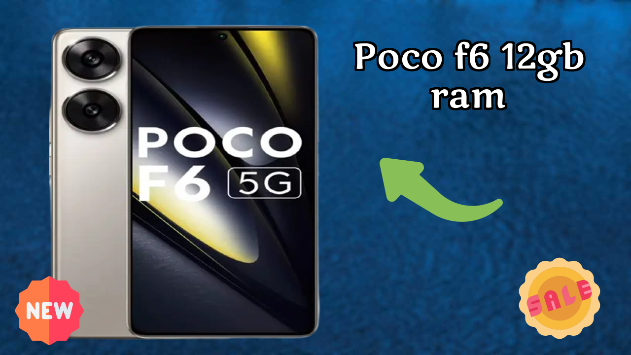 POCO F6 12GB RAM Display Size: 6.67 Inches (16.94 Cm) Screen Quality
