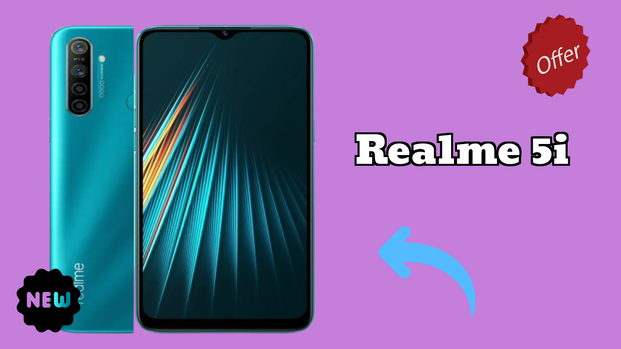 NewRealme 5i 2026: Latest Mobile Phone with High Quolity Disa