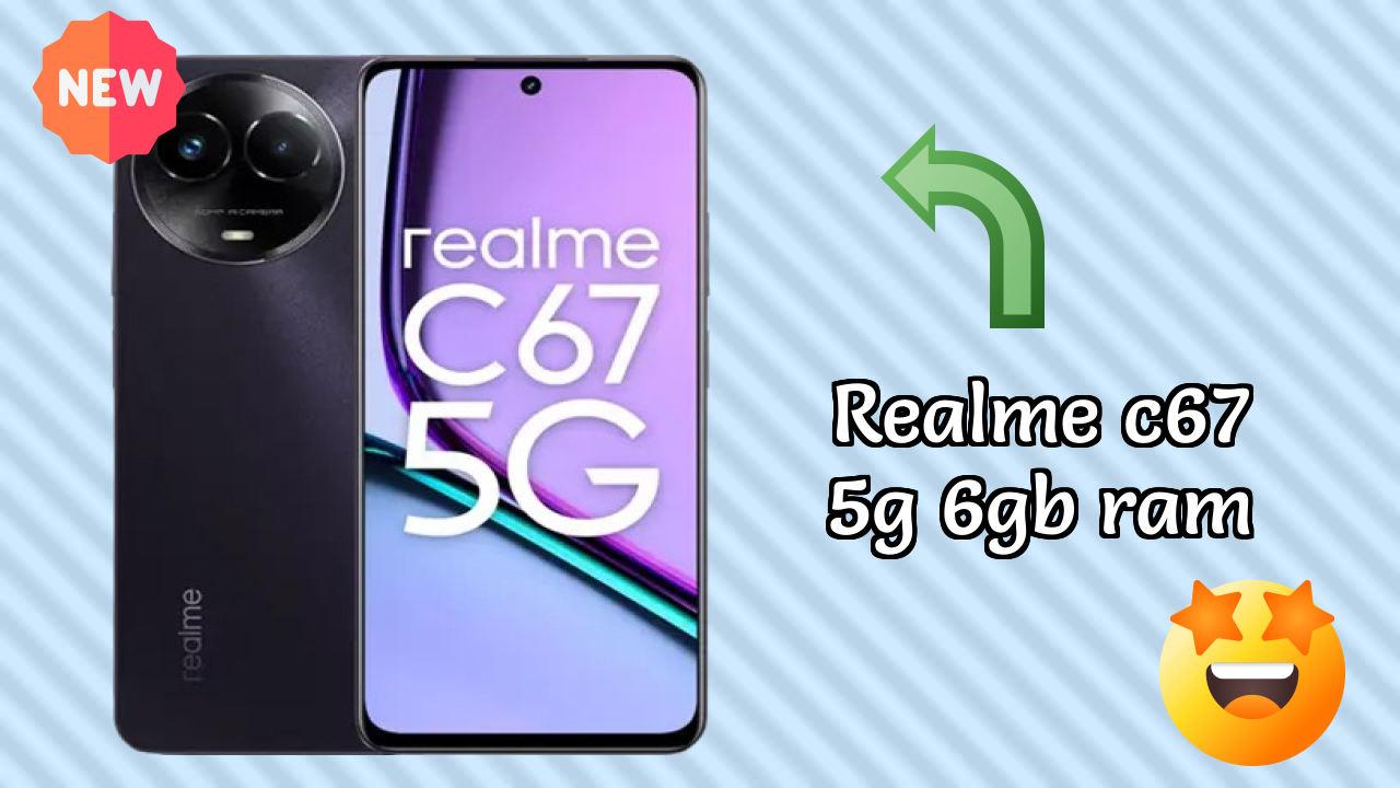 Realme C67 5G 6GB RAM Display Size: 6.72 Inches (17.07 Cm) Screen Review