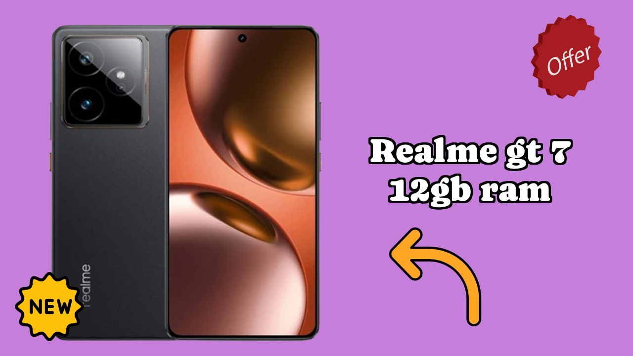 Realme GT 7 12GB RAM Display Technology: 6.78 Inches (17.22 Cm) Screen