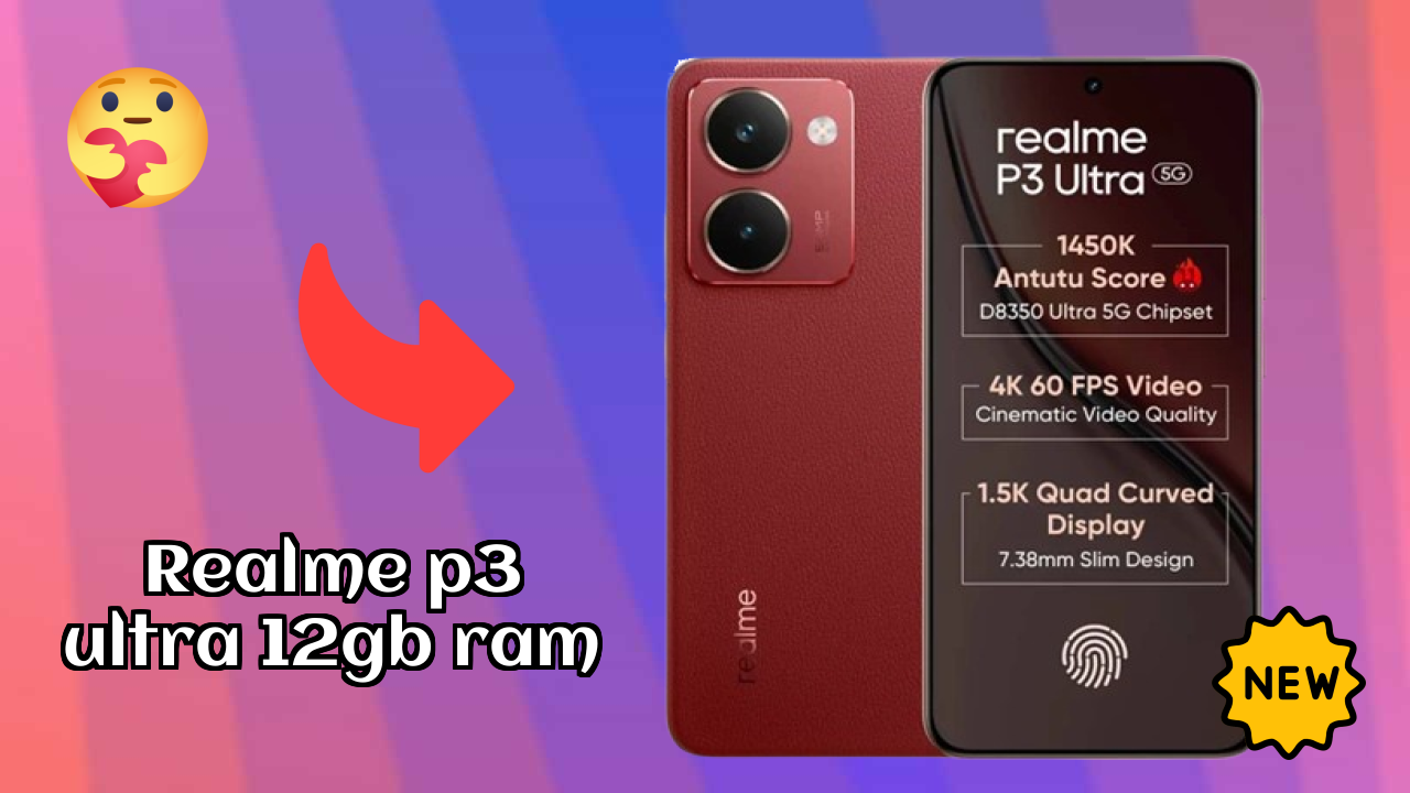 Realme P3 Ultra 12GB RAM Gaming Performance: MediaTek Dimensity 8350 Ultra FPS Test