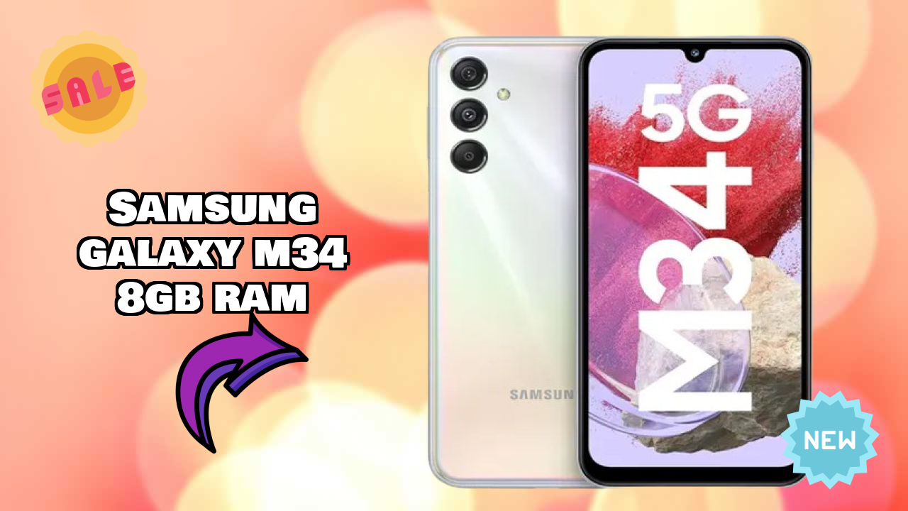 Samsung Galaxy M34 8GB RAM at ₹22,499 - Complete Specifications List