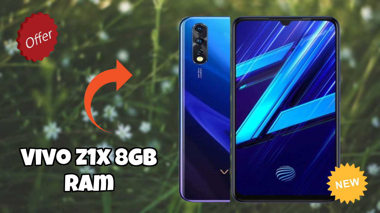 Vivo Z1x 8GB RAM 2026: Camera 48 MP + 8 MP + 2 MP Rear Camera And LongLife Bettry